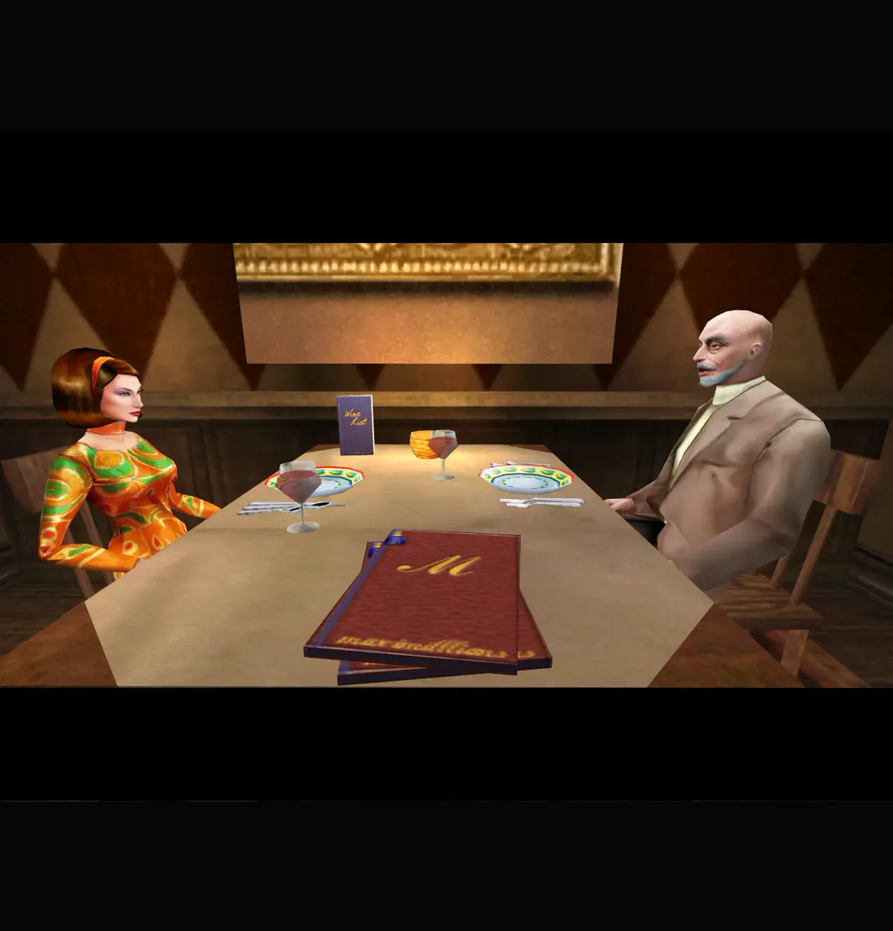 Before: A thin bright line under the black bar on cutscenes.