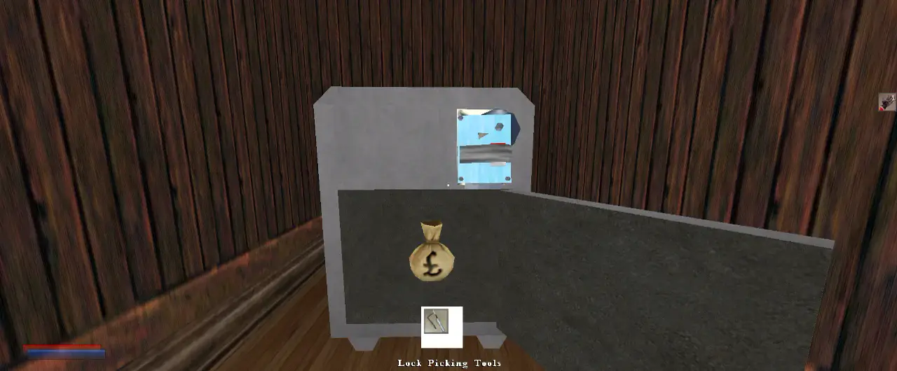 Before: The safe cracker changes while it works and ends up turned the wrong way on the safe.